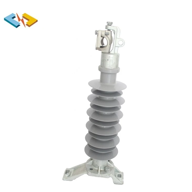 Electrical Silicone Rubber Polymer Line Post Insulator With Horizontal Trunnion